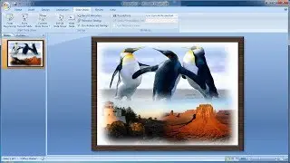 Tutorial powerpoint 2007 | Cara Menggabungkan Tiga Foto di Powerpoint