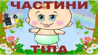 Урок № 1. ЧАСТИНИ ТІЛА - Українські мова для маленьких діток.