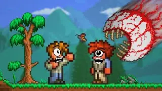 Absolute Noob Tries Beating Terraria Master Mode | Full Movie