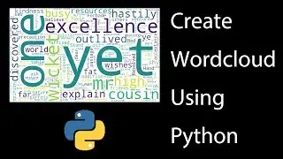 Create Wordcloud using Python easily
