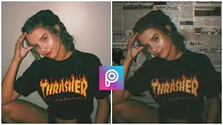 Newspaper Background | Easy Tutorial using Picsart