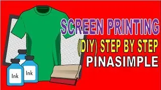 SCREEN PRINTING 001 | DIY | STEP BY STEP TUTORIAL