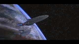 Star Trek Generations - Reimagined Ending. Attempt to Replicate the Miniature Model Film Look in CGI