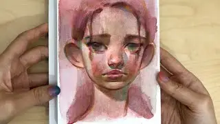 Fighting for your ARTISTIC VISION through all the noise! Mix-media character portrait🎨