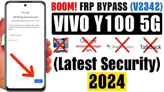 Vivo Y100 FRP BYPASS ANDROID 14 (Without Computer) 100% New Tricks💥💥