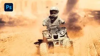 Epic Desert Photo Manipulation In Photoshop (Multi-Language)