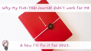 How I'll be using a Five Year Journal in 2023 - Hobonichi A6