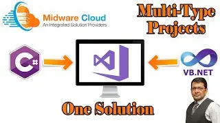 How to build Multiple type of .NET Applications in single solution | Urdu - Hindi #2