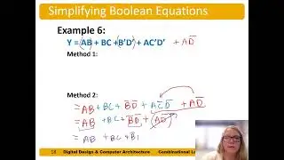 DDCA Ch2: Simplifying Boolean Equations - Examples