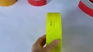 Prismatic Yellow Green DOT C2 Reflective Tape For Trucks