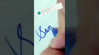 Sameer in cursive writing #cursivehandwritting #sanahandwritting #shortsvideo #viralshort #names