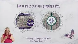 How to make two fancy fold cards using the Painted Lavender stamp set and dies.