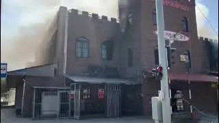 Двухэтажный супермаркет горел в Алматы