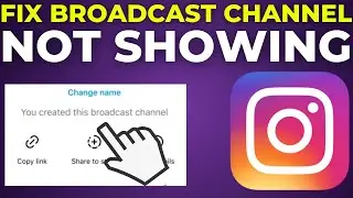 Fix Instagram Broadcast Channel Not Showing (2024)