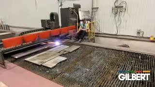 Les Produits Gilbert - Alain à l'oxycoupeuse