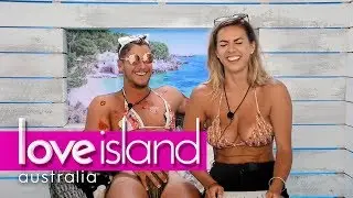 The boys strip down for an arts class | Love Island Australia 2018