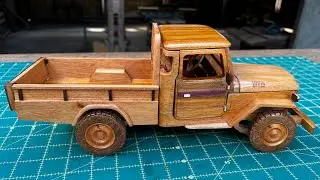 CONSTRUÍ UMA TOYOTA BANDEIRANTE DE MADEIRA NO PASSO A PASSO #DIY #marcenaria #woodworking