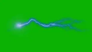 Thundering VFX Electricity Lightning effect on Green Screen