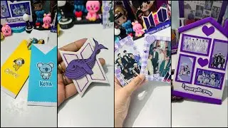 Amazing Easy Bts Craft | How To Make Bts Craft At Home | Bts Room Decor 💜💜💜💜