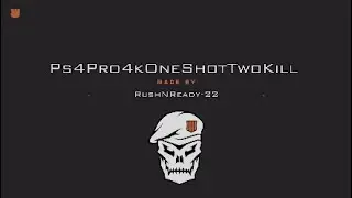 One Shot Two Kills SNP -  Blackout Ps4 Pro 4k