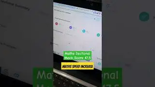 My Maths Mock Score 47.5 | SSC CGL SECTION MOCK | CGL 2024 Strategy #ssc