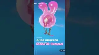 Combo 75 Gwenpool #music #fortnite #fortnitecombos #gaming #deadpool #combos #marvel #chapter5￼