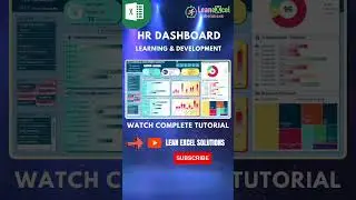 HR Dashboard | Learning and Development | #excel  #dashboard  #dataanalysis #tutorial #vba