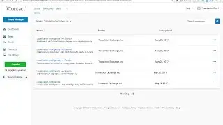 Translating iContact email campaigns using Translation Exchange