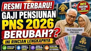 RESMI TERBARU! GAJI PENSIUNAN PNS 2026 BERUBAH? INI RINCIAN LENGKAPNYA