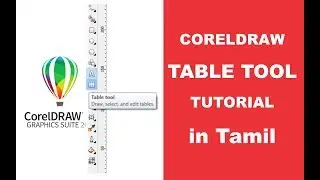 CORELDRAW  TABLE TOOL  TUTORIAL  in Tamil