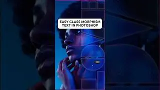 Glass Morphism Text in Photoshop