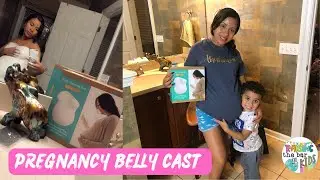 Pregnancy Belly Cast 38 Weeks- Ready to Pop with Baby #2