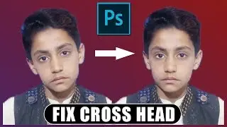 How to Fix Cross Head in Photoshop | Urdu Hindi