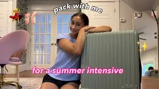 pack w/ me for a dance summer intensive | Hubbard Street Dance Chicago