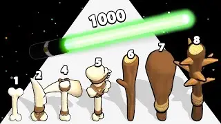 TOOL EVOLUTION 3D - Level Up Bone Weapon (Satisfying Mobile Game)