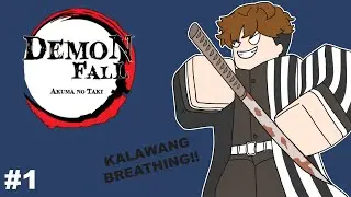 NAGING DEMON SLAYER AKO SA ROBLOX | Demonfall - Part 1