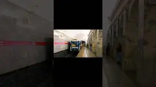 Метропоезд 81-540.8 № 10281 с эка-004 едет в тч1-»АВТОВО«  | #train #поезд #рек #trainspotting