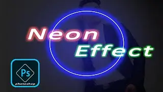 How to Create Neon Text Effect Photoshop Tutorial