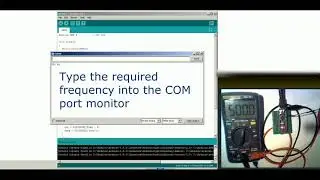 Frequency generator 30Hz - 8MHz with Arduino