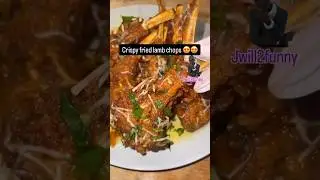 Crispy fried lamb chops