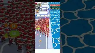 SHINCHAN made BIGGEST santa🎅 in CROWD CITY with CHOP and FRANKLIN | AMAAN-T CITY with level 23