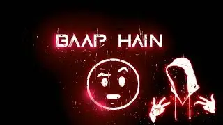 Attitude Sayari status , black screen,kinemaster, lyrics status