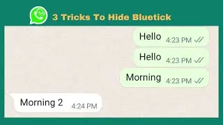 Tricks To Hide Blue Tick GB WhatsApp||3 Method Blue Tick Disable GB Settings