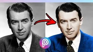 How to convert old photo into new photo|Convert black and white photo into colourful photo|PicsArt