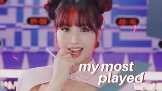 My most listened to kpop songs and artists in november 2021