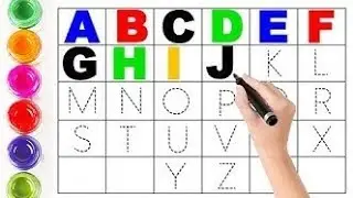 abcd alphabet learn and write for kids| a.for.apple b.for.ball c.for.cat| read and write for rhymes