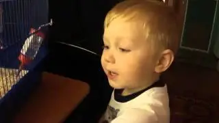 Ребёнок поёт