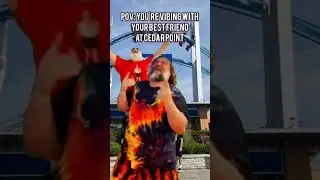 Pov: You're vibing with your best friendAt Cedar point #cedarpoint #memes #funny