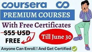 Coursera Launched Premium Courses for Free with Free Certificates ❤️| Google Cloud, AWS Free Courses