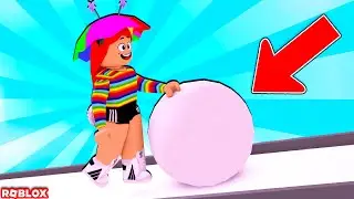 CORRIDA DE BOLAS DE NEVE NO ROBLOX! (Snow Race)